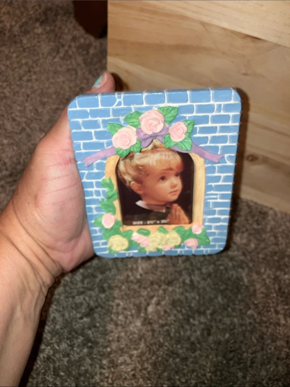 Hallmark Pink and Blue Floral Kids Picture Frames